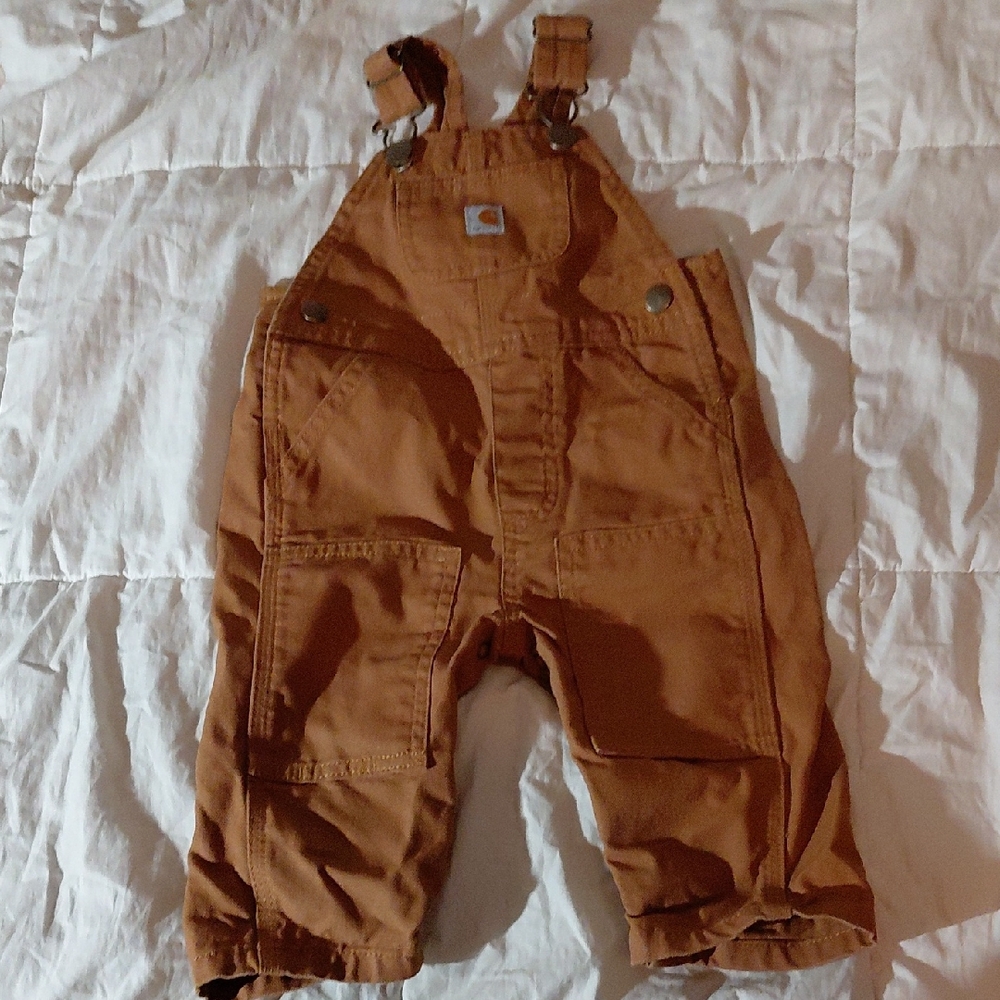 Carhartt Brown Kids Overalls